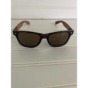 Womens Fashion Square Sunglasses Shades Brown Wrap Retro Classic Brown Lens